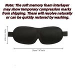 Memory Foam Eye Mask for Sleeping | Delivers 100% Total Blackout Sleep