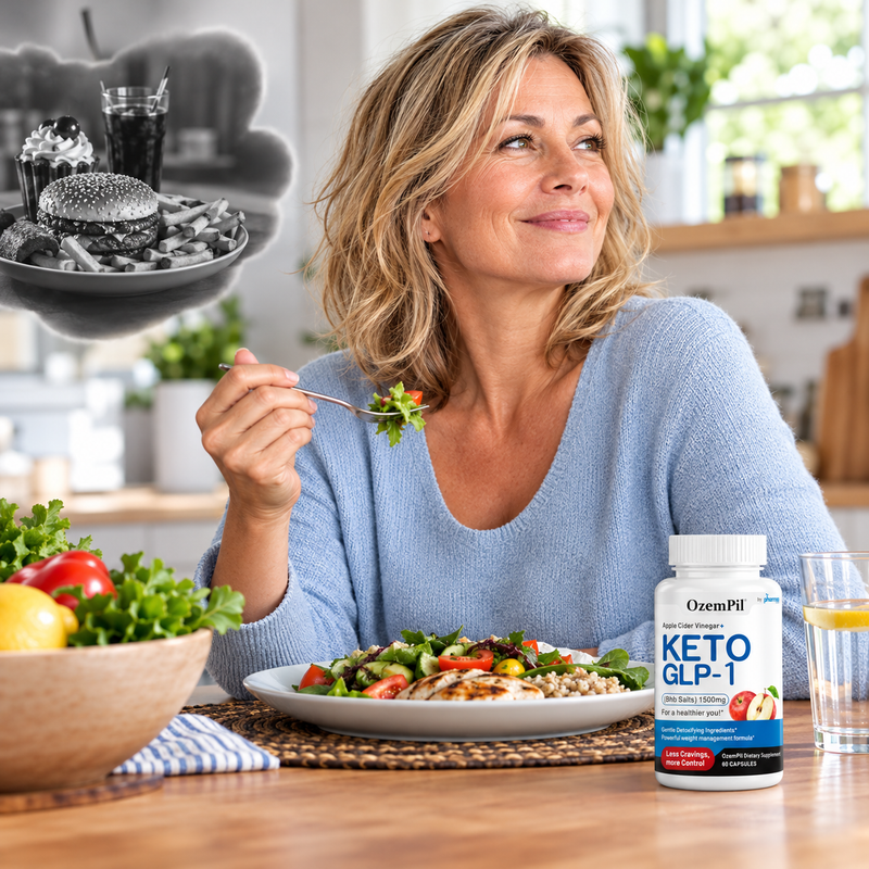 OzemPil™ | Endlich Schluss mit ständigem Essensdrang und Heißhunger – in nur 7 Tagen!
