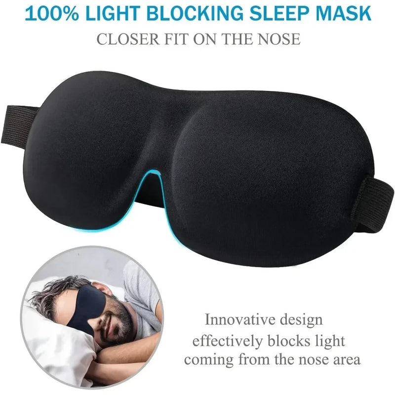 Memory Foam Eye Mask for Sleeping | Delivers 100% Total Blackout Sleep